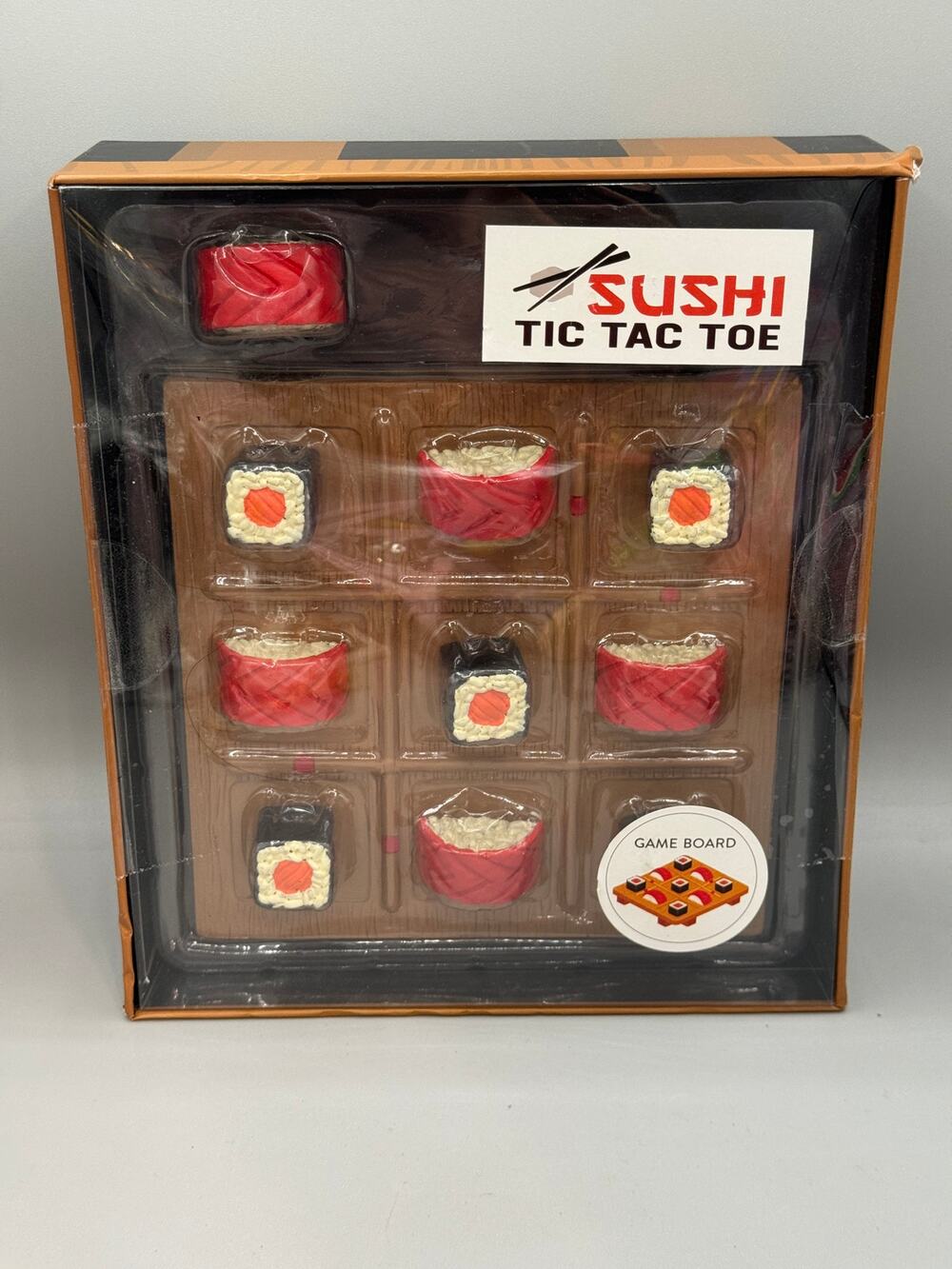 SUSHI Tic Tac Toe Board Game 2024 Eccolo NEW